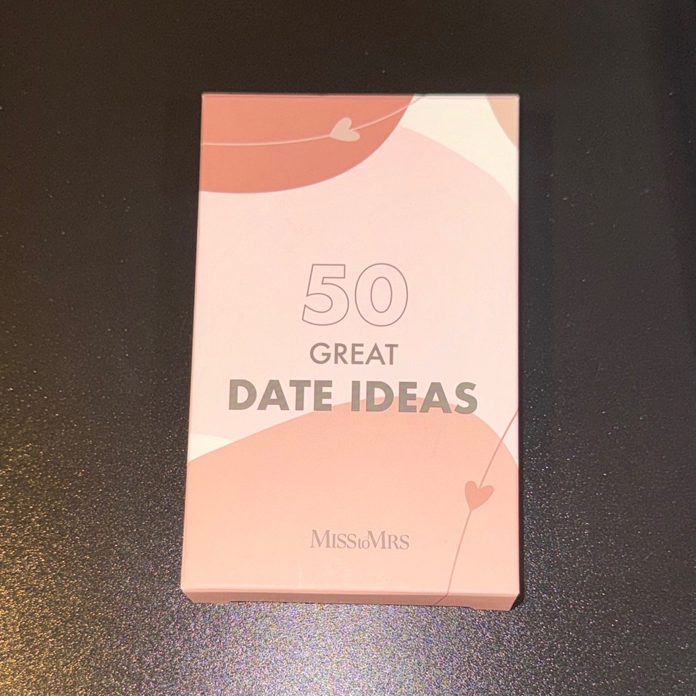 Miss to Mrs 50 Great Date Ideas Card Set